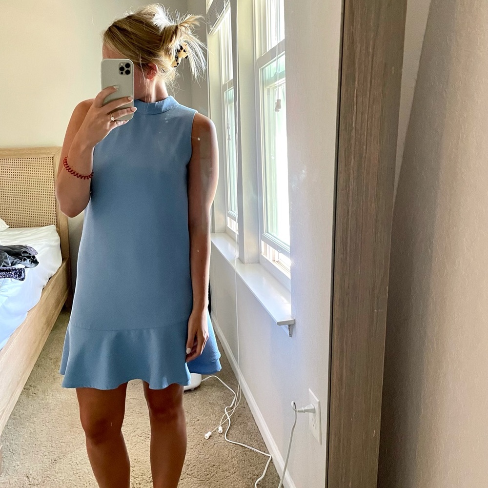 Charles Henry drop waist dress